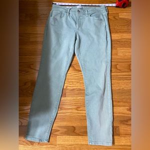 Universal Thread mid rise skinny green jeans